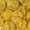 Wholesale Gold Coins Pirate Treasure Game Halloween Kids Play Money Pirate Party Props Children Party Decore  Christmas Decor