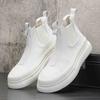 Fashion Winter New Fashion Ankle Boots Designer Men's All Match High Tops Causal Shoes Flats Moccasins Walking Sneakers Zapatos Hombre
