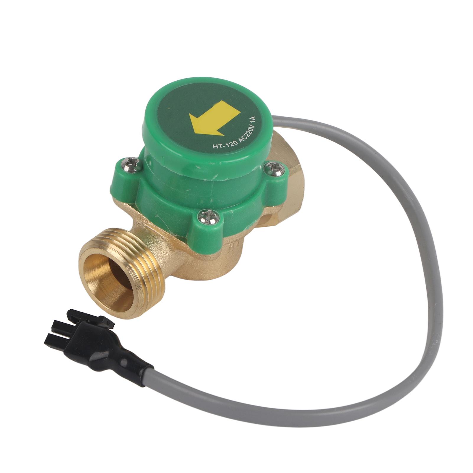 

1 PCS HT120 AC220V 1A G34 34 Thread Water Pump Flow Sensor Switch