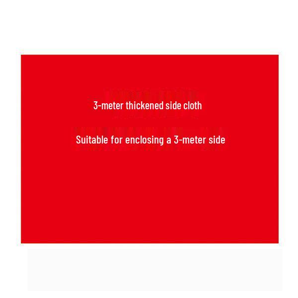 Transparent Tent Side Panel: Windproof & Waterproof Outdoor Canopy Enclosure with Thick Fabric and Durable Edging