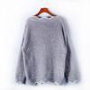 V-neck Pullover Sweater Warm Soft Fabric Cute Pullover Multi Colored Knitted Base Shirt Women's Casual Long Sleeved Top Autumn Winter