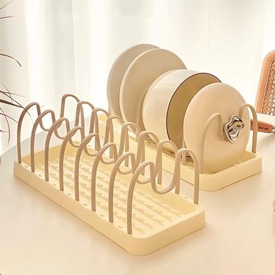 U-shaped Pot Lid Holder Detachable Dish Drying Rack New Dish Drain Rack  Household