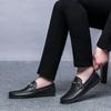 FashionSpring Summer Men Loafers Outodor Comfortable Flat Casual Shoes Men Breathable Slip-On Soft Cow Genuine Leather Shoes Moccasins