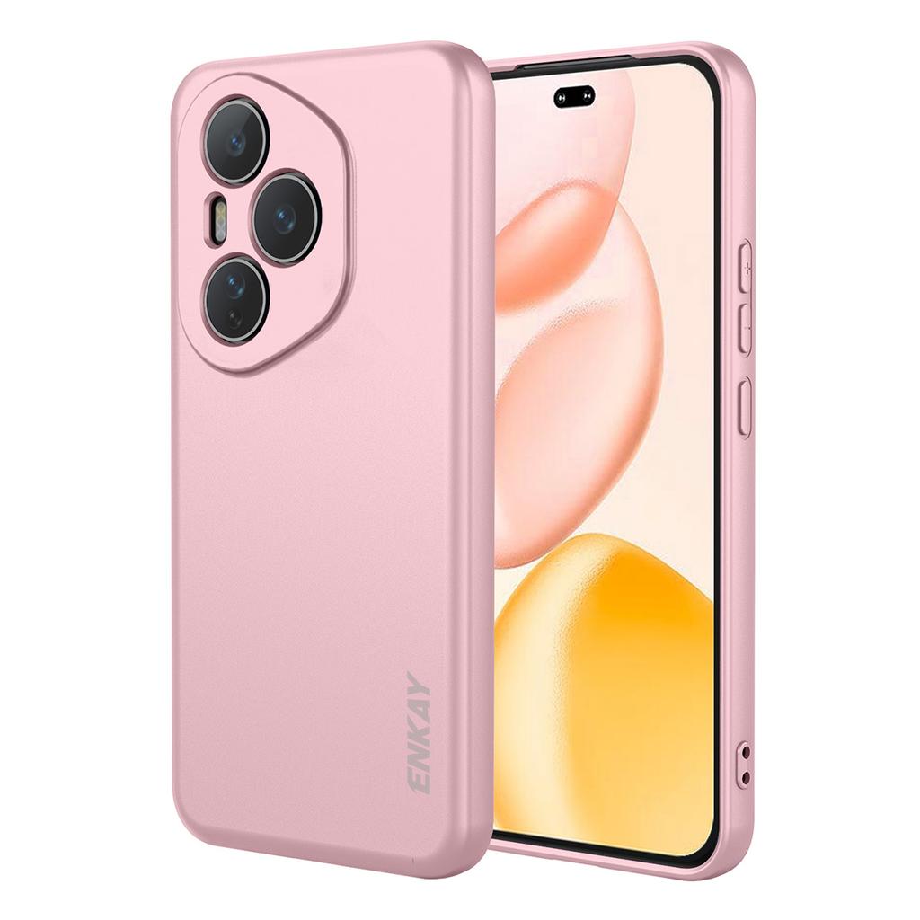 Dla Honor 400 Pro 5G (Światowy) Silikonowe etui ENKAY HAT PRINCE z prostymi krawędziami, tylna obudowa na telefon komórkowy