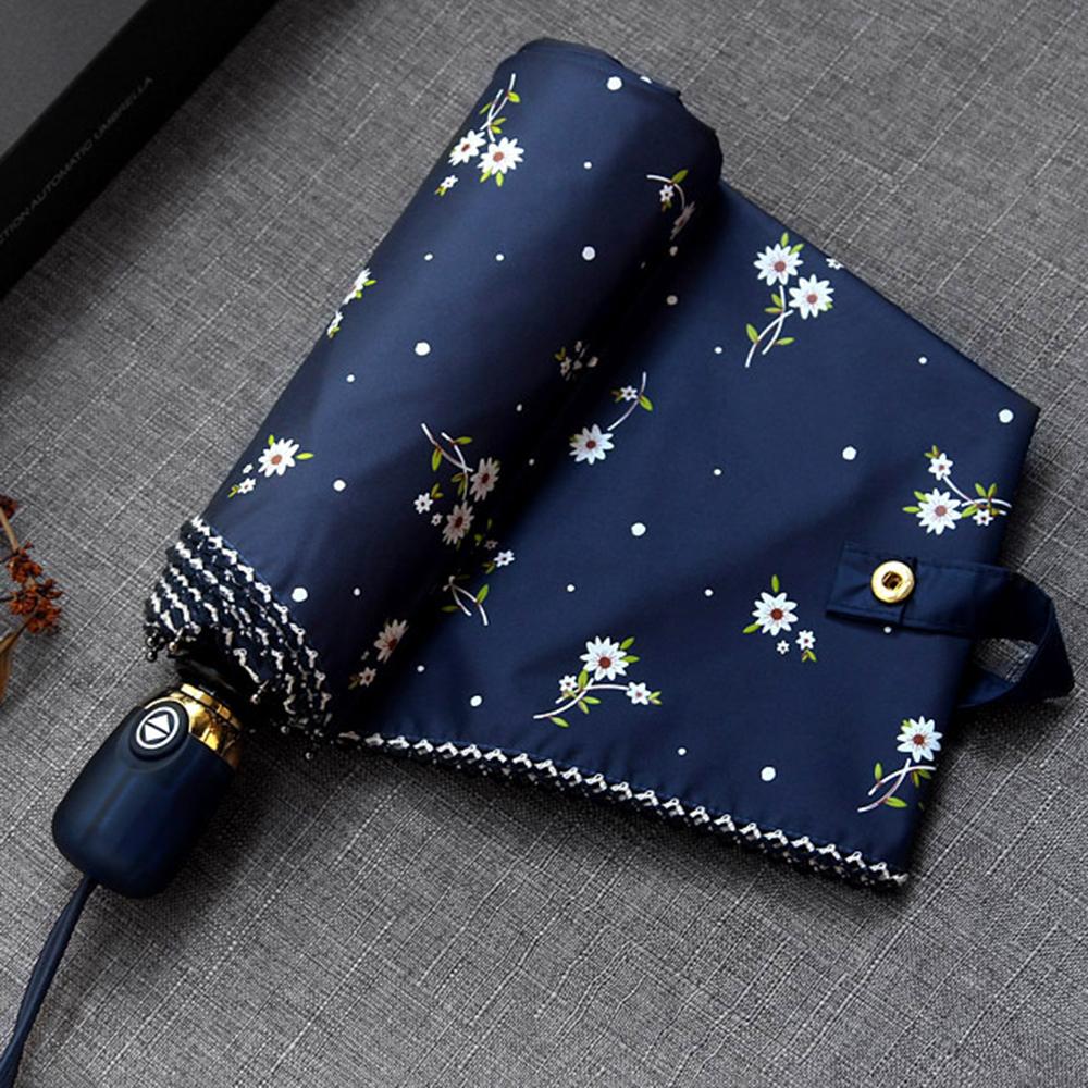 OLYCAT Fashion Women Rain Umbrella Folding Windproof 8K Anti UV Sun Automatic Umbrella Girls Travel Portable Parasol UPF50+