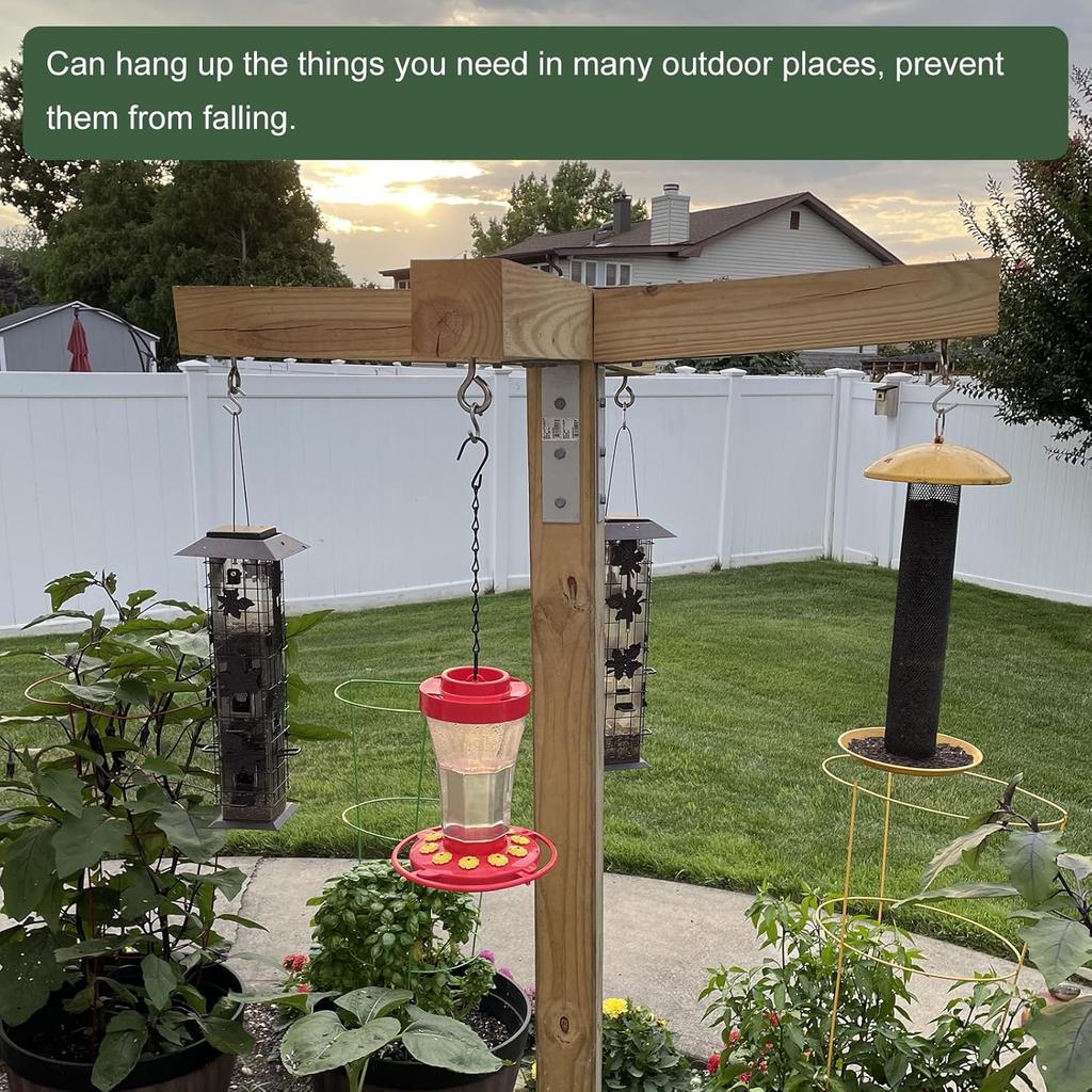 Hanging Basket Chain Flower Pot Hanging Chain Replacement Plant Hangers Flower Pot Bird Feeders Hanging Basket Chain Hang Hooks