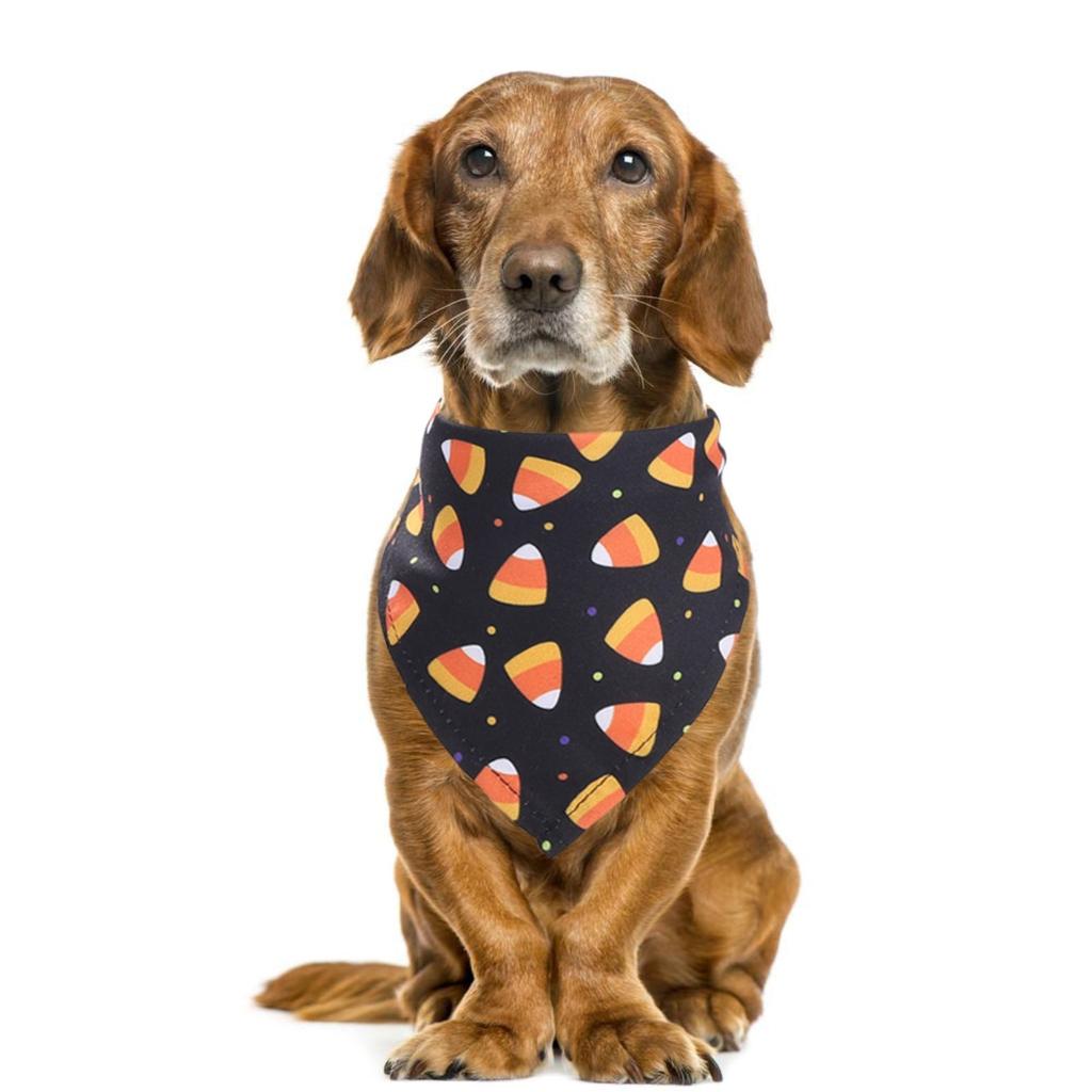 Halloweenský duch mazlíček bandana roztomilý a všestranný kočka a pes mazlíček bryndák