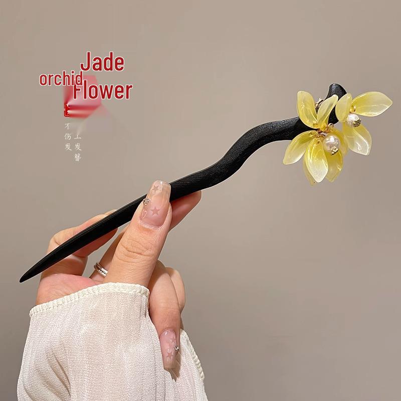Maiglöckchen Quasten Haarnadel für Damen: Elegante Hanfu-Kopfbedeckung im antiken Stil