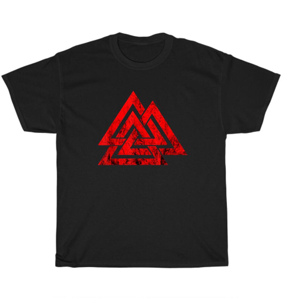 Valknut Symbol Nordic Viking Odin Sign Wicca Norse Mythology T-Shirt Unisex Gift