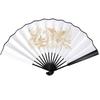 Silk Folding Fan Silk Hand Folding Fan Foldable Handheld Traditional Creative Dancing Props For Party Dance Craft Decoration