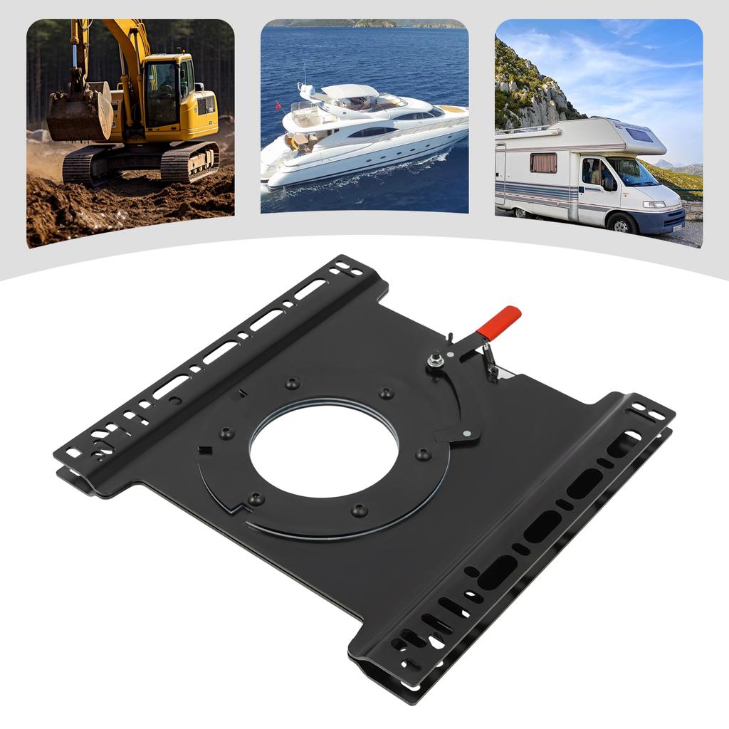 Universal Seat Swivel Base Load 130kg RV Caravan Steel Plate Swivel Seat Base 360 Degree Rotatable for RV Camper Bus