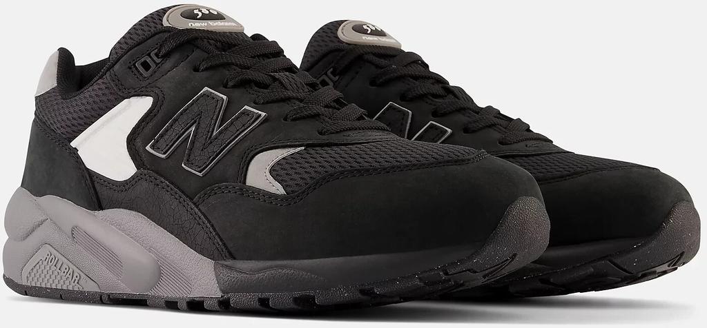 New Balance 580 Sneakers (MT580MDB) Black/dark Grey/silver Metallic