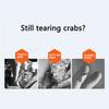 8pcs Eating Crab Tools Stainless Steel Household Lobster Crab Cracker Kit Seafood Tools Set Kitchen Gadgets