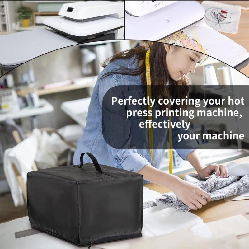 Waterproof Oxford Fabric Dust Cover Compatibles with Printer Top Handle Hot Press Printing Machine Protector Case Sleeve