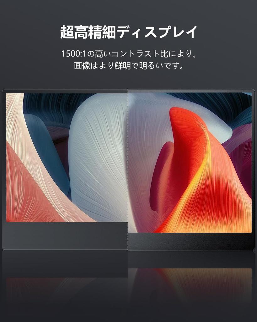 Mobile Monitor EVICIV Inch 4K Mobile Display Game Monitor 3840x2160P Game Monitor sRGB Wide Color Gamut for Switch Portable Monitor IPS LCD Panel Thin