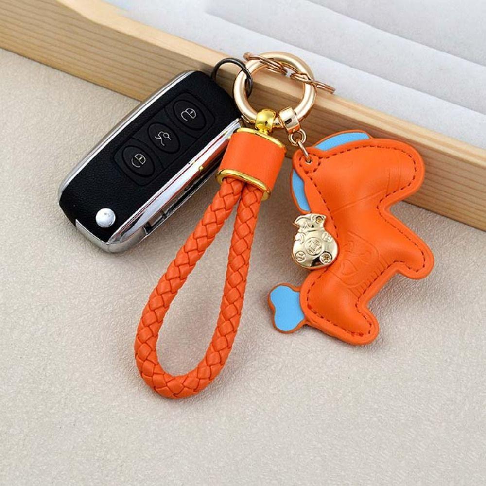 Cute Design Pony PU Keychain Cartoon Style Horse PU Pendants Year Horse Mascot  New Year Gift