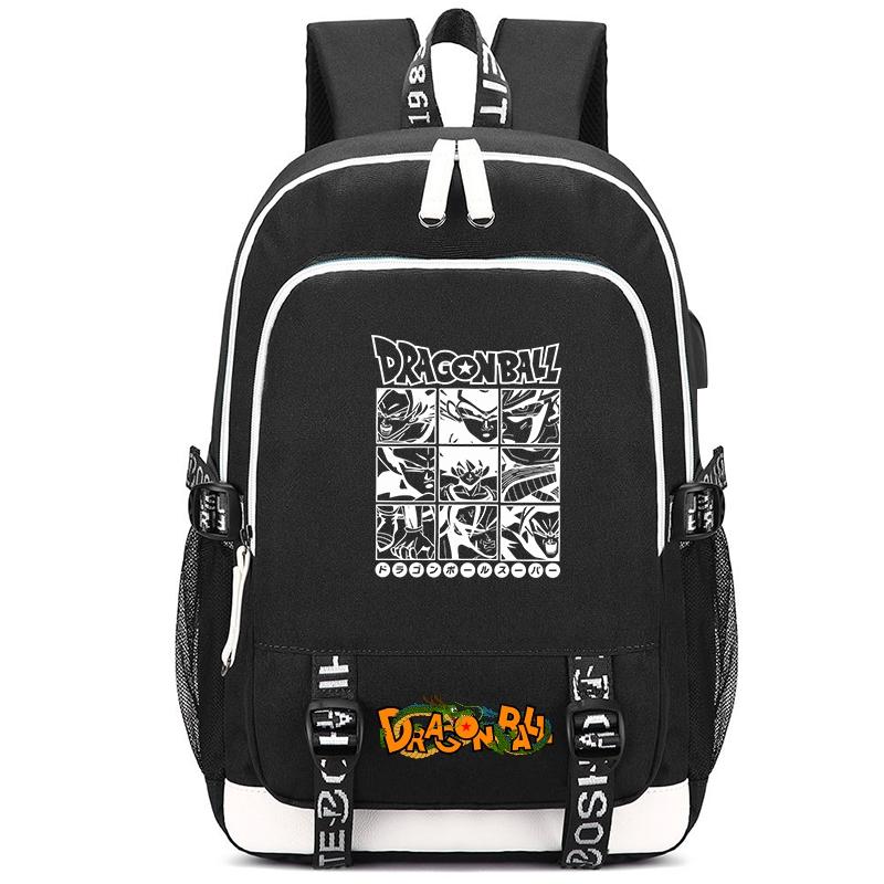 Rucsac din pânză Anime Dragon Ball Rucsac imprimat pentru fată băiat cadou Back To School Bookbag bărbați femei geantă de călătorie Mochila