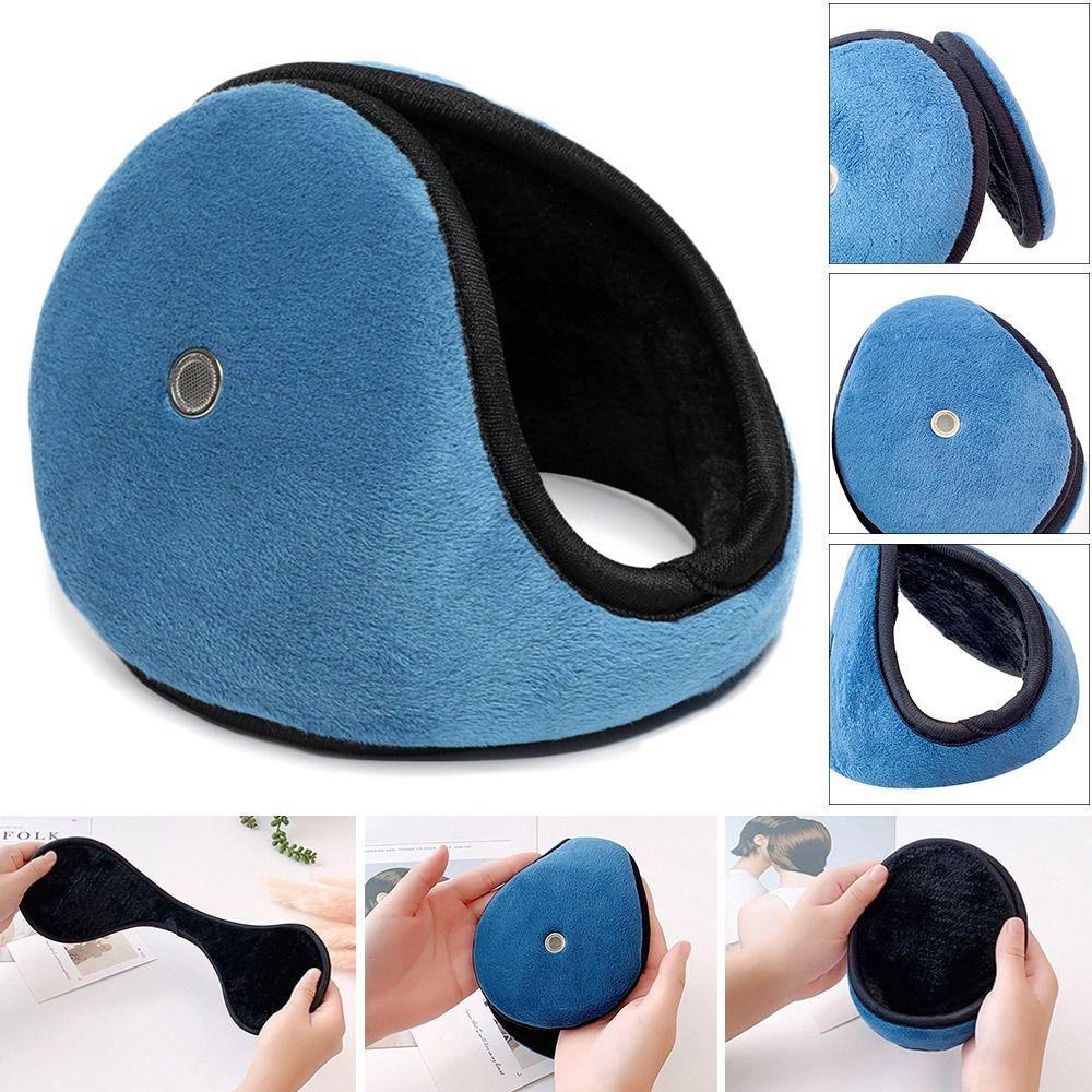 

2Pcs Cosy Warm Soft Earflaps Ear Warmer Plush Earmuffs Ear Cover 2Pcs сірий