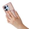 For Xiaomi Redmi Note 13 4G Case Drawing Type Card Slots Litchi Texture Leather Back Cover with Ring Kickstand