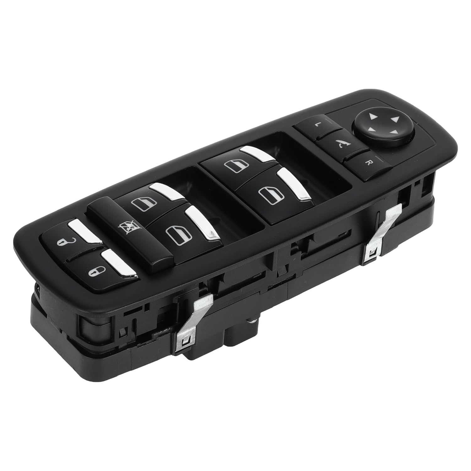 Power Window Switch No.5PG12DX9AB Front Left Driver Side Window Control Switch for Maserati Ghibli Levante Black