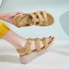 Women'S Casual Sandals Walking Sandal Lightweight Cushioned Hiking Shoes Summer Platform Shoe For Women Slingback With Straps