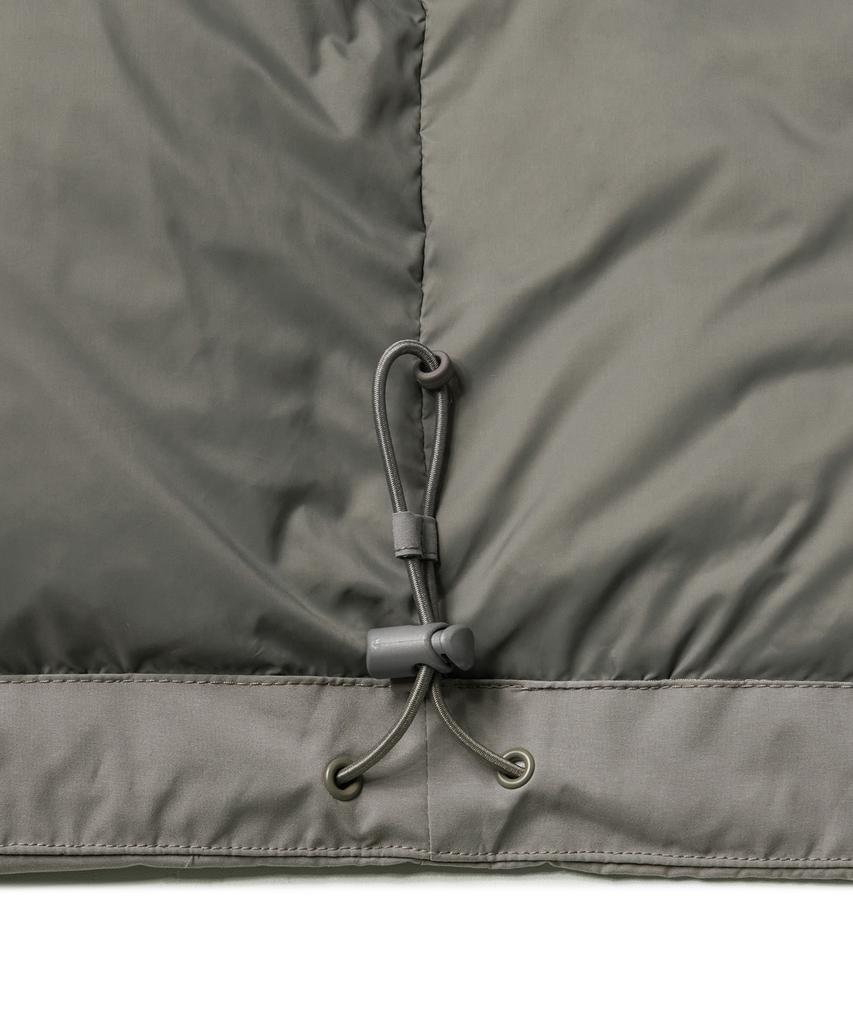 Musinsa Standard Minimal Hooded Down Short Padded Jacket [Grayish Beige]