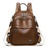 Women's PU Backpack Large Capacity Travel Multi-function Shoulder Bag
