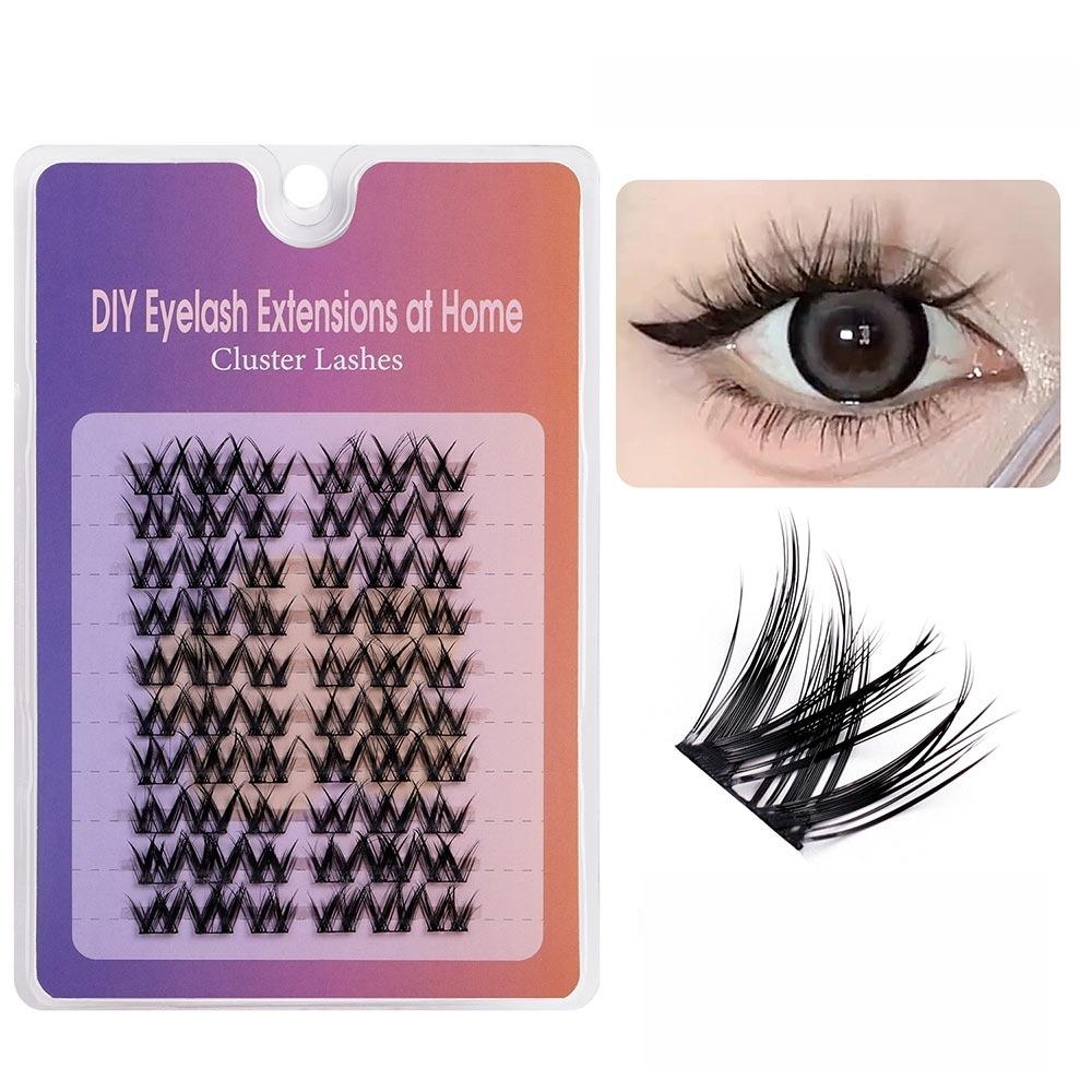 Anime Lash Clusters Spiky Cluster Eyelash Extensions Volume Individual Lashes  DIY At Home