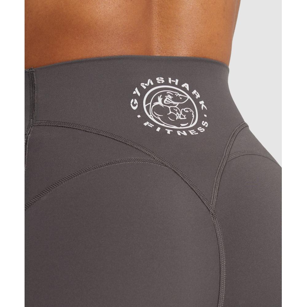 Gymshark Legacy Upnuté šortky Šedofialové B7a4g Pbvr