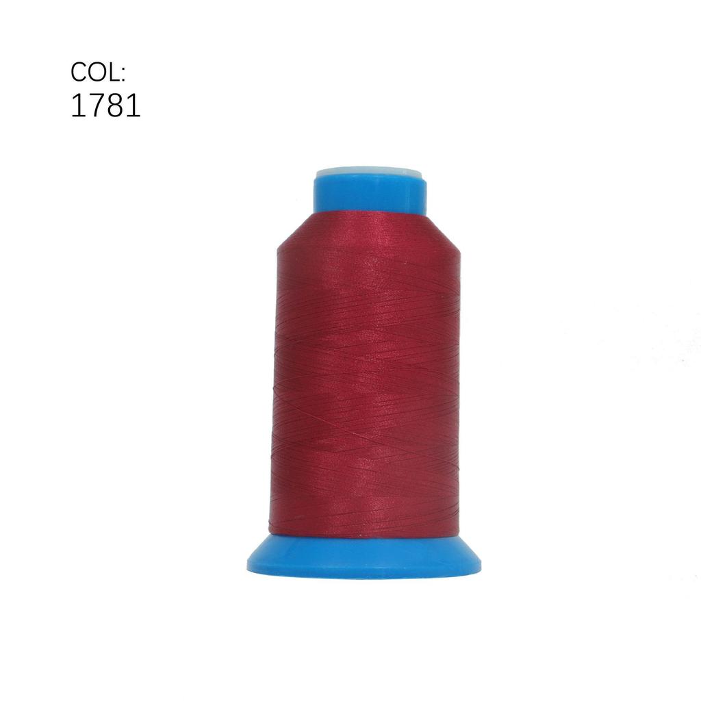 Linha de Bordado 75D/2 de Poliéster Ultrafino de Alta Resistência - 80 Cores, 4000 m