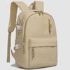Schoolbag new Korean version versatile nylon backpack commuting fashion student schoolbag outdoor solid color backpack