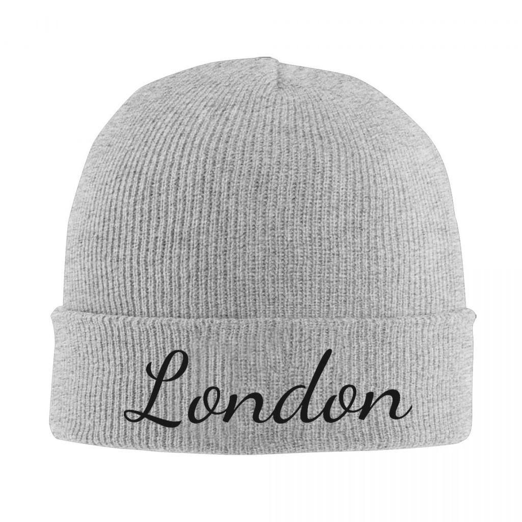 London UK England Warm Knitted Cap Fashion Bonnet Hat Autumn Winter Outdoor Beanies Hats for Unisex Adult