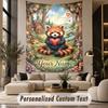Valentine Love (32) Theme Custom Tapestry Personalized Custom Name Text Wall Hanging Tapestry Home Decor Background Cloth