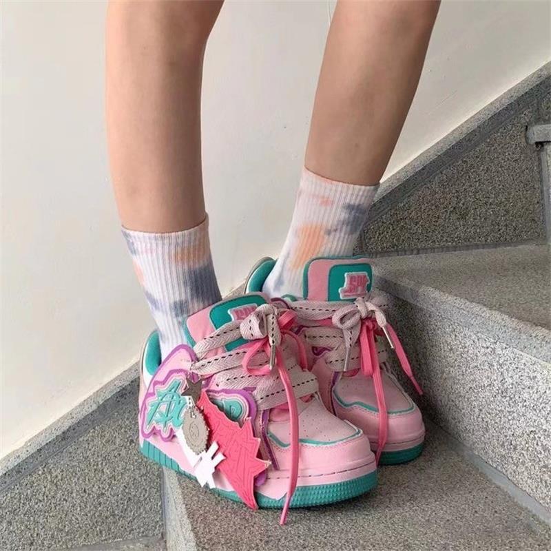 Hip-Hop-Straßenschuhe, Damenschuhe, lässige Sport-Board-Schuhe