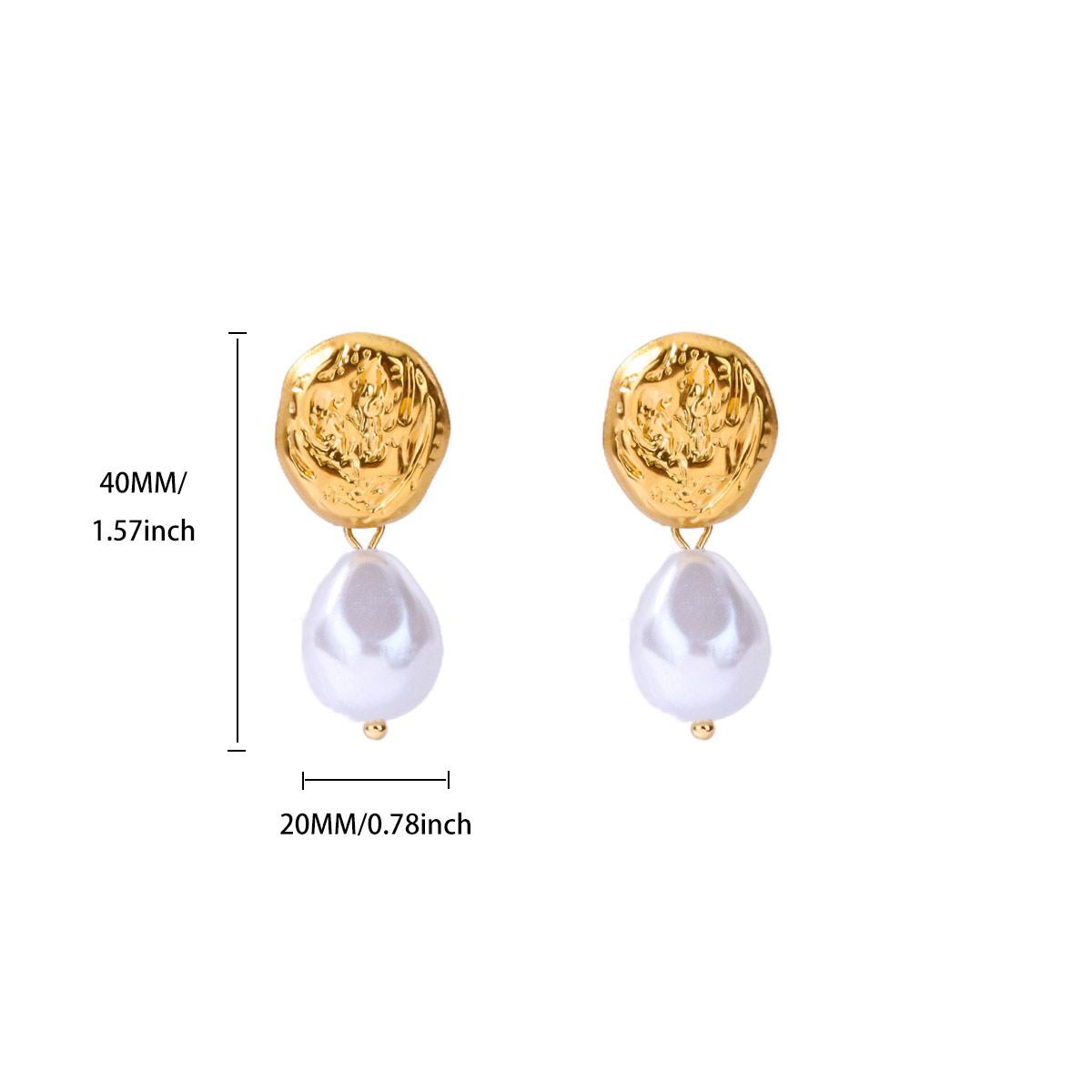 

Elegant Stainless Steel Big Flower Earrings 18K Gold-plated Anti Fading Earring Women Vacation Wedding Jewelry Accessorie Gift