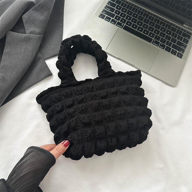 Chic Minimalist Black Canvas Tote Bag For Women With Retro Style Ideal For Casual Outfits