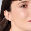 Gold Ball Earrings 4mm