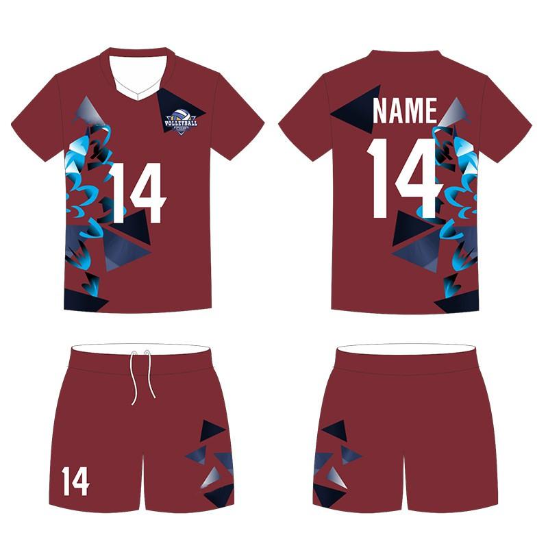 Volleyball Uniform Set Breathable Sports Training Jersey Men Women Striped Team Wear