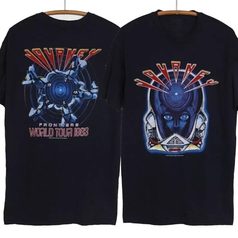 Vintage 1983 Journey Frontiers World Tour T-shirt, Journey Tour 50th Shirt Unisex T-Shirt M