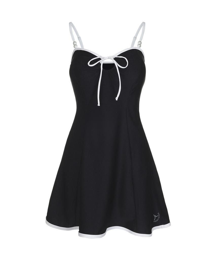 Sonyalebai Pearl Bright Dress Jet Black