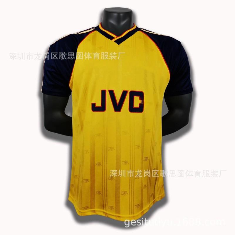 Retro Football Jersey Men Vintage Soccer Shirt Sports Training Top