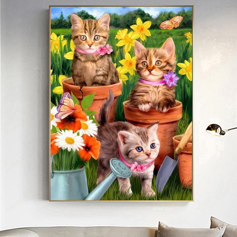 5d Diamond Painting Full Square Drill Diamond Embroidery Animal Mosaic Picture Handmade Gift Home Decor