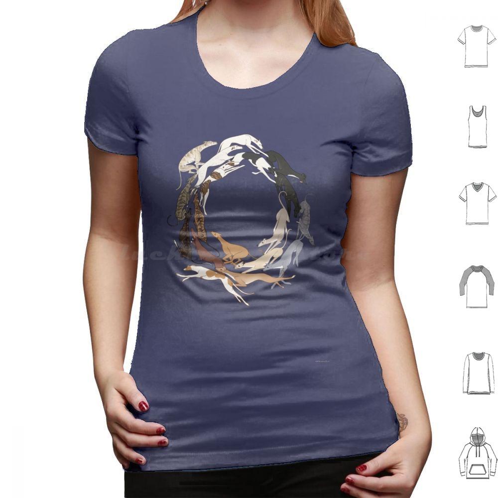 The Greyt Hound Romp T Shirt 6xl Cotton Cool Tee Greyhound Hound Sighthound Galgo Lurcher Whippet Italian Greyhound Dog Brindle