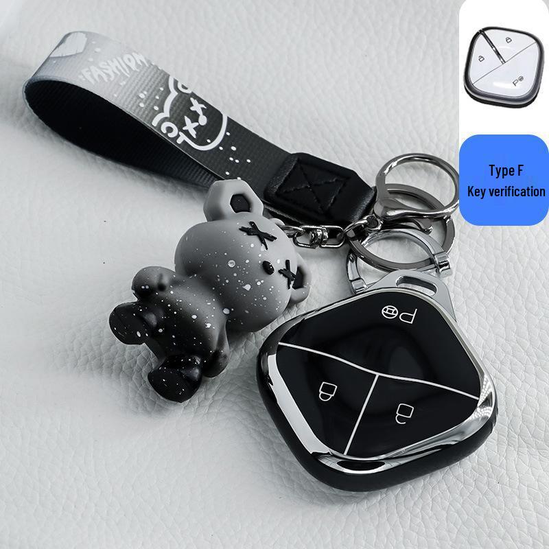 Key Case Shell for Wuling Hongguang MiniEV Macaron 2022 - GAMEBOY GB Design