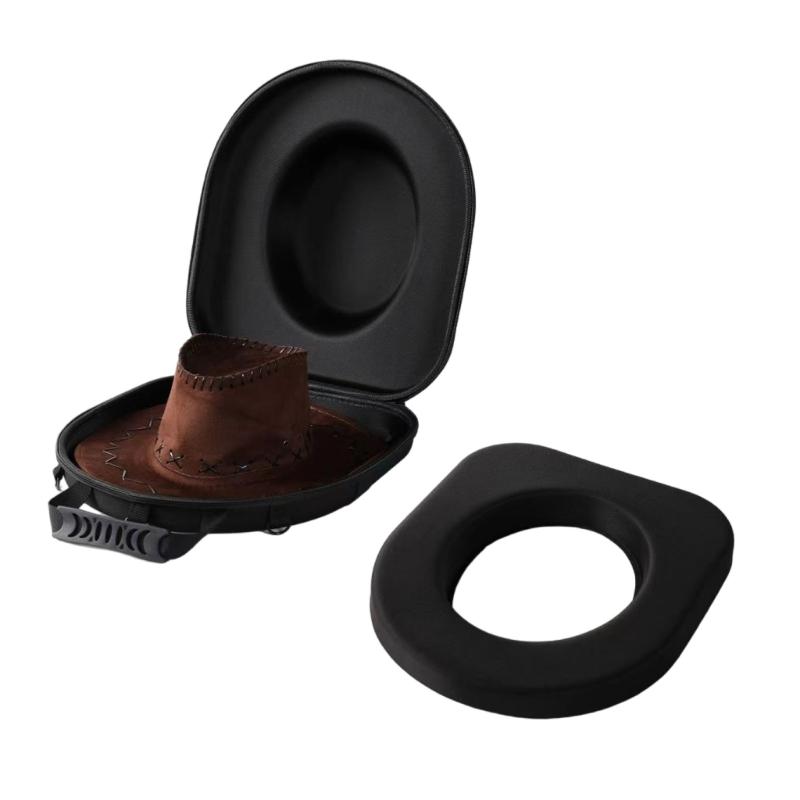 Custodia Protettiva per Cappello da Viaggio Custodia Protettiva di Qualità per Cappelli con Cinghie Regolabili per Cappelli in Condizioni Originali
