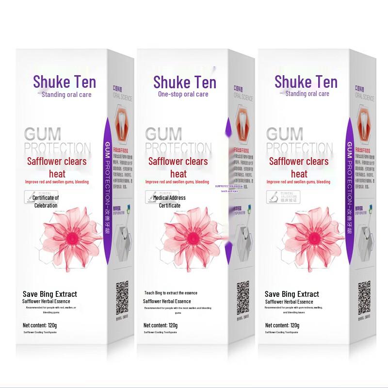 Shuke Safflower Heat-Clearing Gum Care Toothpaste