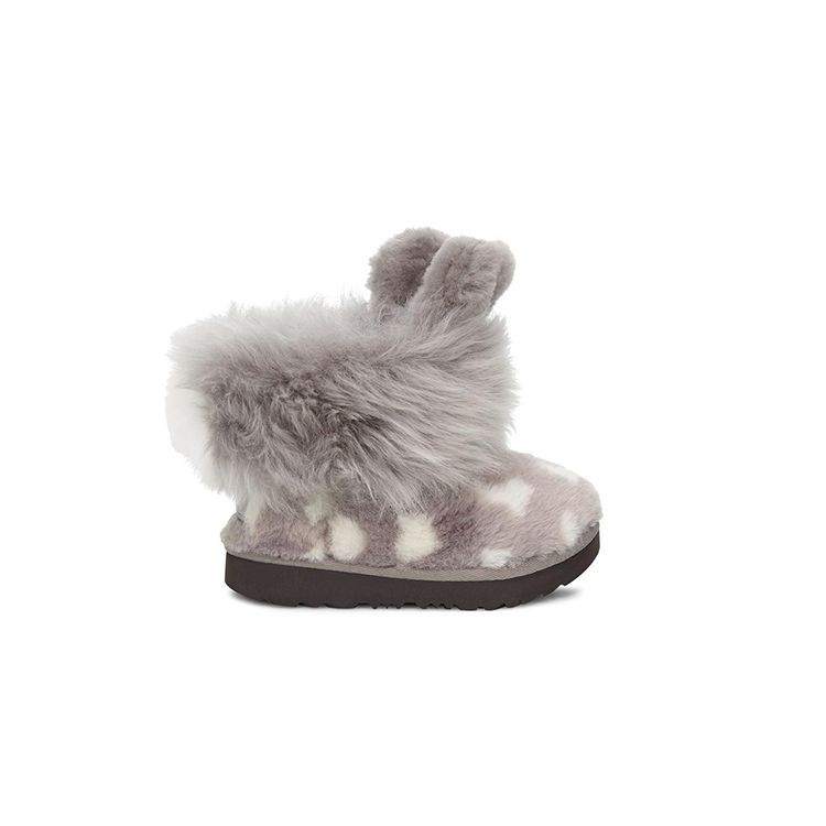 UGG Classic Mini Comfortable Versatile Kids Boots Kids boots Gray 1106897T-CHRC