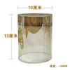 Glass Candle Stand Windshield Lampshade Wedding Candle Holder for Table Decorative Lighting