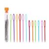 12Pcs Plastic Sewing Needles+18Pcs Large Eye Needles Safety Darning Yarn Lacing Weaving Sewing Needles Projects