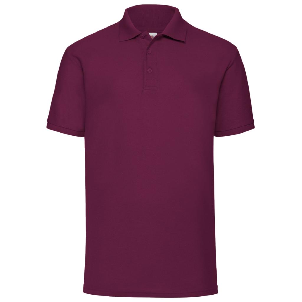 FRUIT OF THE LOOM Mens 65/35 Pique Short Sleeve Polo Shirt